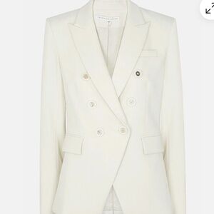 Veronica Beard Miller Dickey Double-Breasted Blazer - Size 2